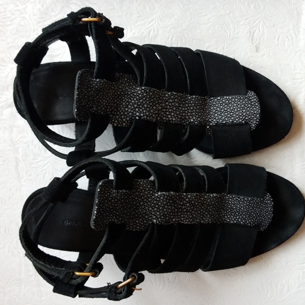SALE:BALENCIAGA PARIS SANDALS - Picture 6 of 6